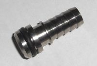 Edelstahl Schlauchanschluss 1/4" (6,5mm) gerade