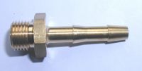 hose stem brass 3/8 - 9