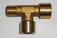 T-piece brass 1 / 4 " MPT/FPT/FPT