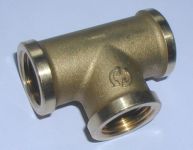 T-piece brass 1/2" FPT