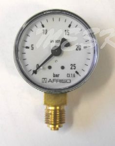 Manometer 0-25 bar - Ø 50 - 13mm (1/4") unten