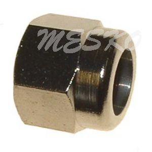 nut 1/2" FF br/n