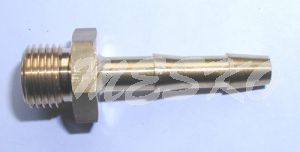 hose stem brass 3/8 - 9