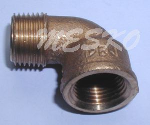 Elbow 90 ° 1 / 4 " FPT x 1 / 4 " MPT brass