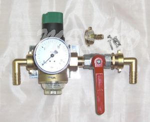 Wasserdruckminderer mit Manometer komplett