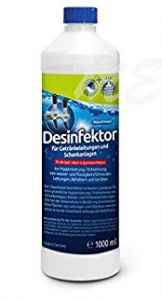 Desinfektionsmittel aus Natriumhypochlorit 1L Konzentrat.