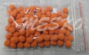 Schwammgummi-Kugeln rot/ orange zur mechanischen Leitungsreinigung, für NW 7mm, mittel VE 100 Stk.