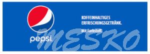 Leitungskennzeichnungsschild "Pepsi Cola" 65 x 22 - 10 Stk. = 1 VE