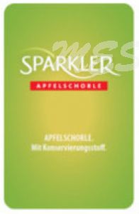 Zapfgriffschild "Sparkler Apfelsaftschorle" 36 x 23 - 10 Stk. = 1 VE